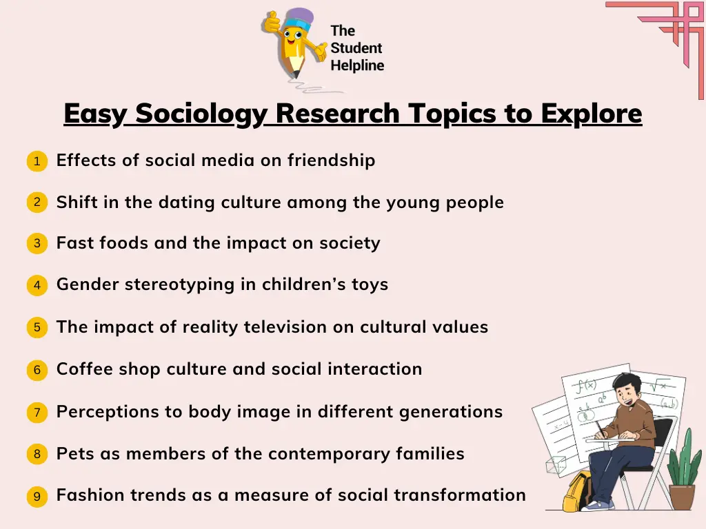 Easy Sociology Research Topics to Explore